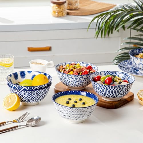 24 Oz Ceramic Soup Bowls Set of 6 (6 Count)