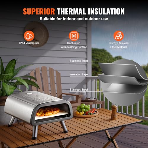12" Electric Pizza Oven Countertop