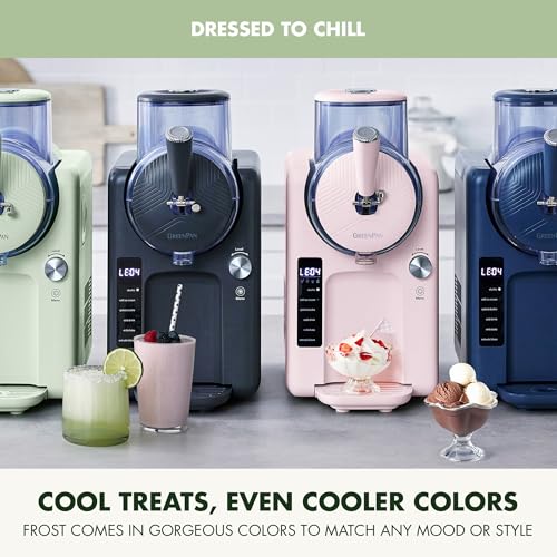 Frost Ice Cream Maker & Slushie Machine (4 Pint Ice Cream & Frozen Drink Maker / Pistachio Green)