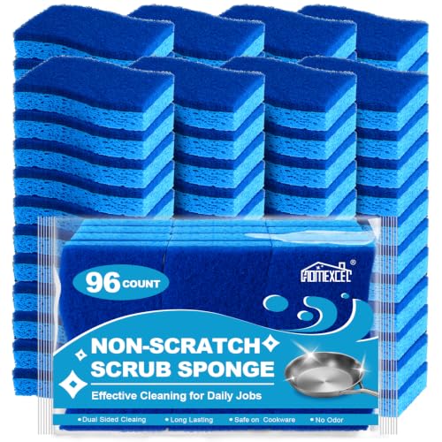 Sponges Kitchen 96 Pack (Light Blue-s Shape)