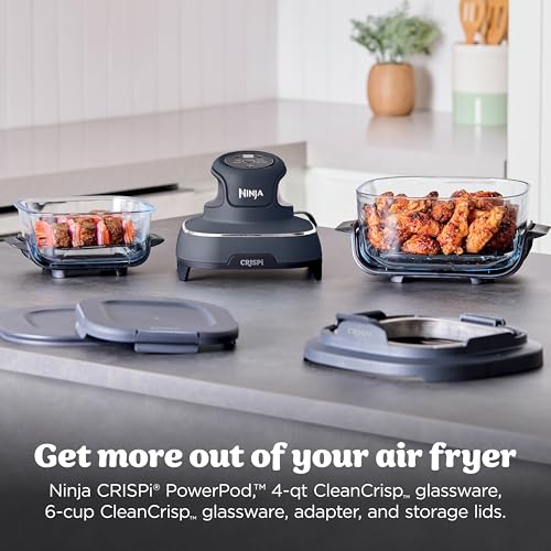 Crispi Glass Air Fryer (Cyberspace Gray)