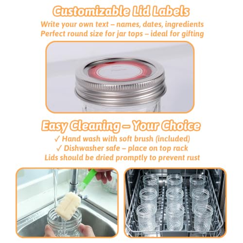 6 oz Glass Mason Jars (6oz-30pcs-D)