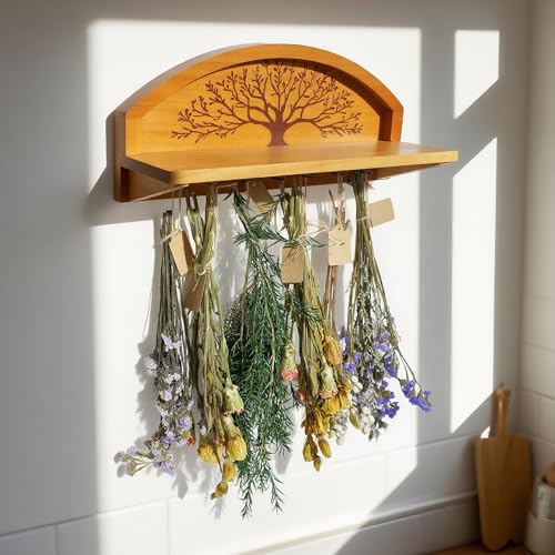 Tree of Life Herb Drying Rack (Herb Drying Rack-gold Foil Stamping)