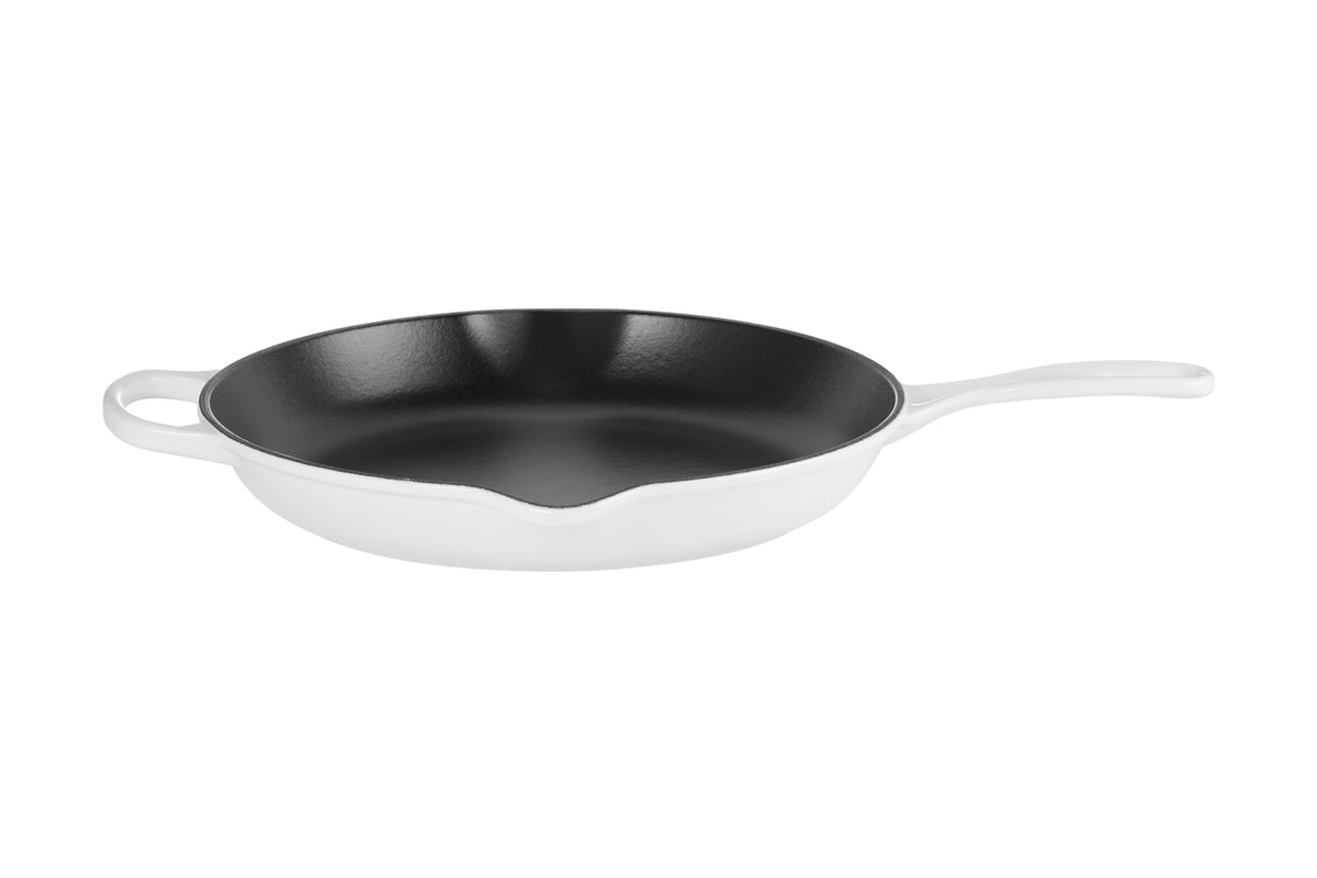 Enameled Cast Iron Signature Round Skillet (11.75" / White)