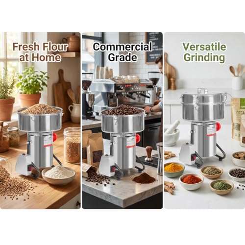 Electric Grain Mill Grinder (4500g)