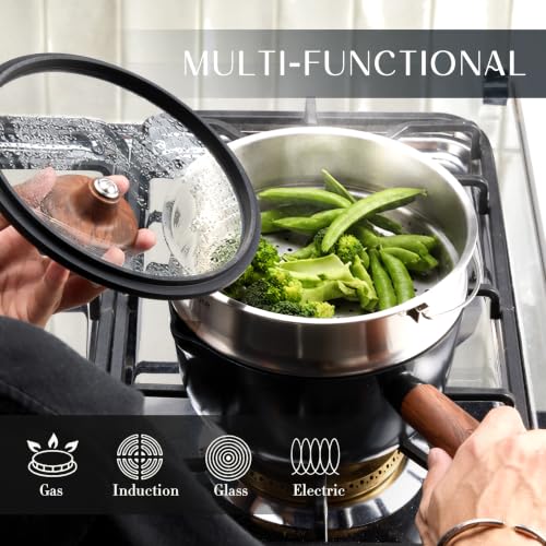 21pcs Ceramic Cookware Set (Black / 21 Piece)