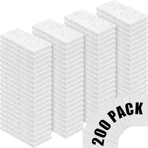 200 Pcs Sponges Bulk Sponges Kitchen Compressed Sponge (White)