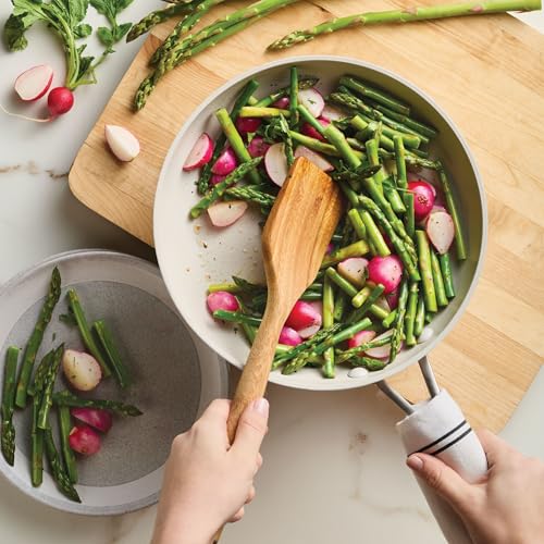 Hard Anodized Ceramic Induction Nonstick Cookware Frying Pan (Agave / 10-Inch)
