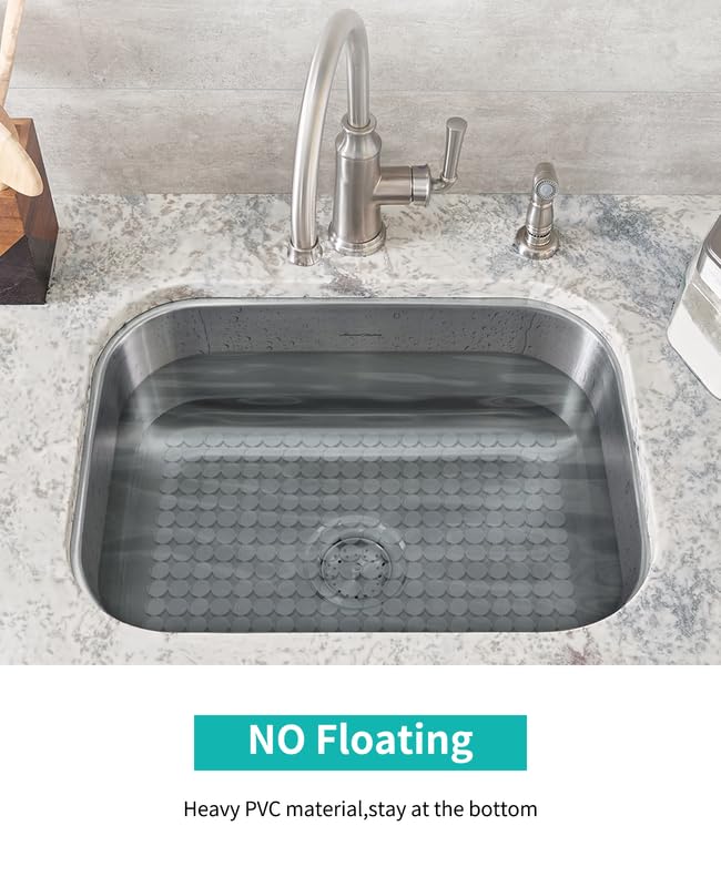 2 Pack Kitchen Sink Mat (Clear)