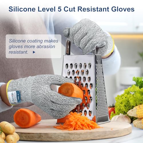 Level 5 Cut Resistant Gloves with Silicone Coating