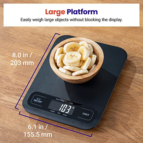 Food Kitchen Scale (Black)