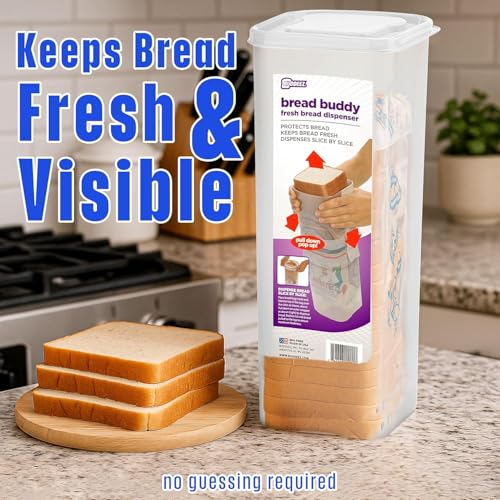 Bread Buddy Bread Storage Container (White / Pack of 2)