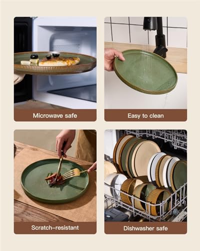 Dinnerware Set for 6 (Moss Green)
