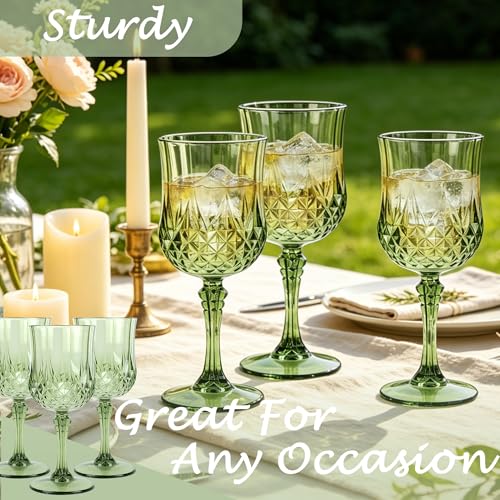 48Pack Plastic Wine Glasses (48 Count)