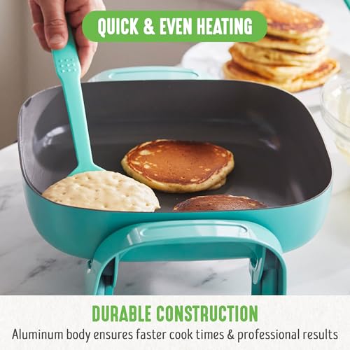 12" 5QT Electric Skillet (Turquoise / 5QT Skillet)