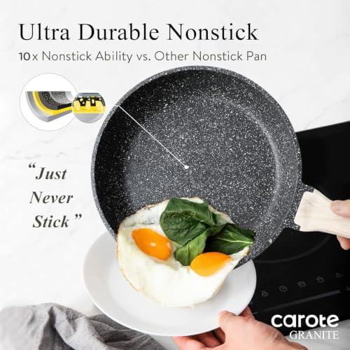 26pcs Nonstick Pots and Pans Set (Classic Black / 26 Piece)