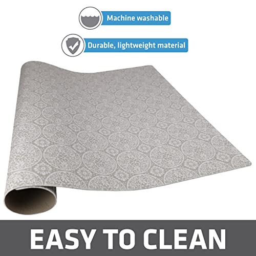 Jumbo XL Dish Drying Mat (Tan Global / 19" x 24")