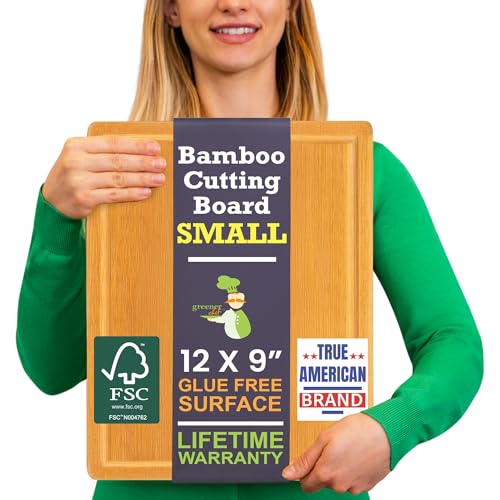 Small Bamboo Cutting Board (Glue-Free Surface - Rectangular)