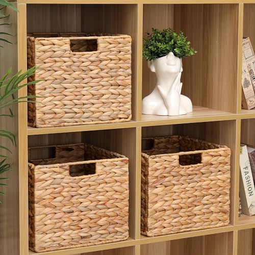 12x12x10in Water Hyacinth Storage Basket Large (Water Hyacinth)