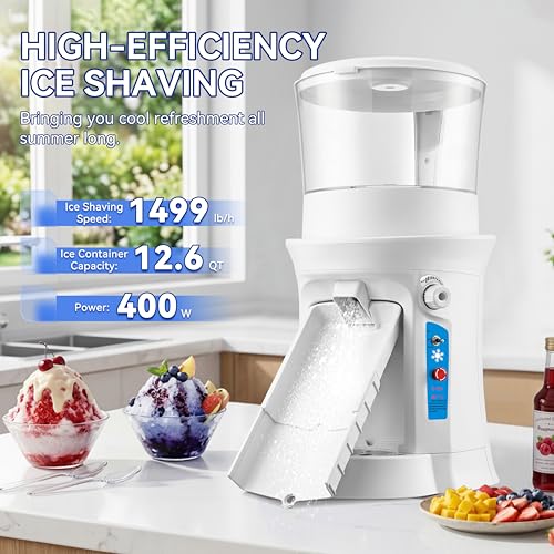 Commercial Ice Shaver 400W (13.8Qt)