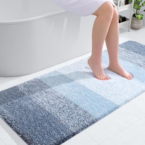 Large Bathroom Rugs 50x30 (50" X 30" / Blue)