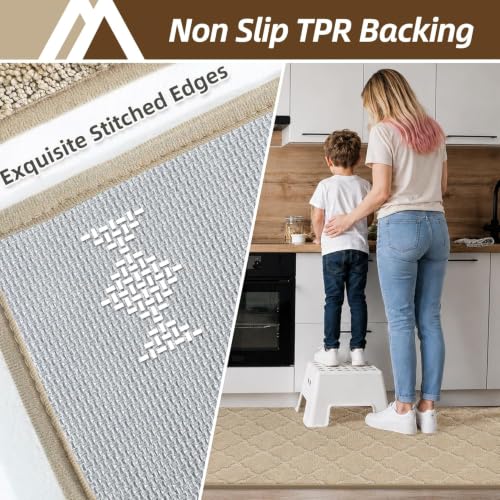 Kitchen Runner Rugs Non (Warm Beige / 24"X 72")