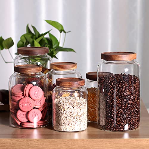 Large Glass Food Canisters