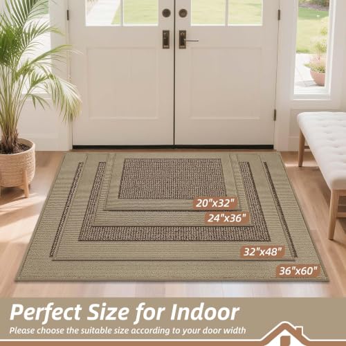Indoor Door Mat 24" x 36" (Taupe / 24" X 36" (Rectangular))