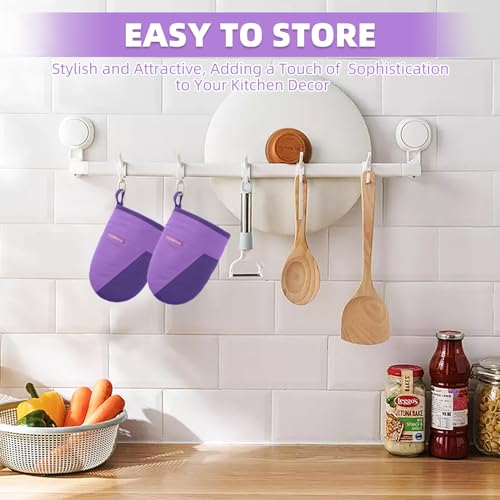 Mini Oven Mitts (Purple)