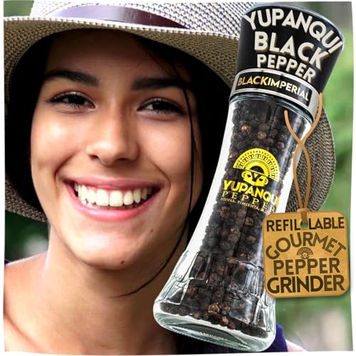 Black Pepper Grinder Manual 3.5oz Gourmet Black Peppercorn Grinder