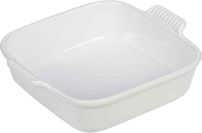 Le Creuset Stoneware 4 PC Heritage Bakeware Set, White