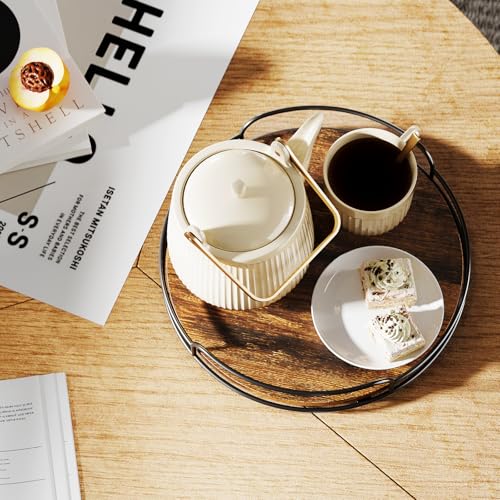 2 Pack 9'' 10'' Lazy Susan Turntable Organizer for Table Top Cabinet (9in+10in 2 Pack)
