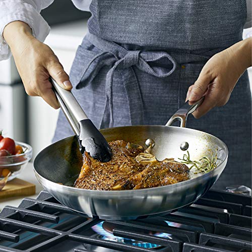 Stainless Steel Cookware Induction Pots and Pans Set (10 Piece Cookware Set)
