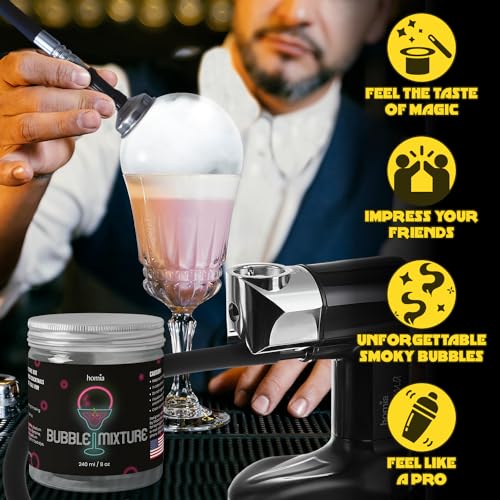 Cocktail Smoker Bubble Mixture for Smoke Infuser (Bubble Mixture - 1 pc)