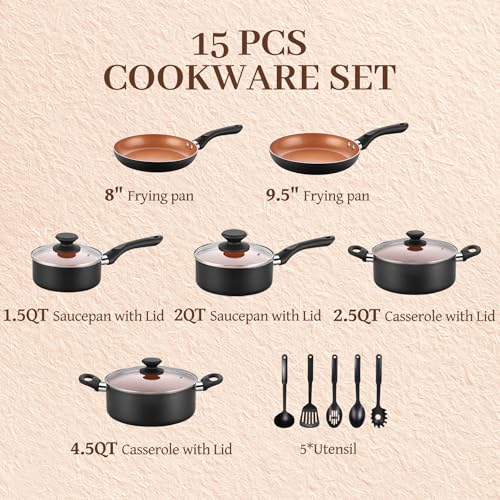 Ceramic Pots and Pans Set