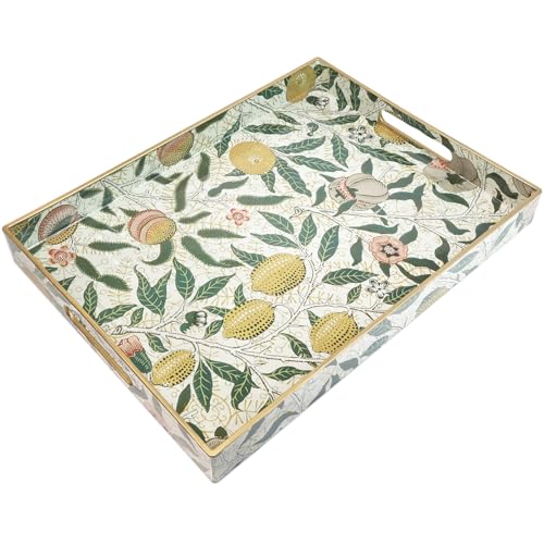 Plastic Serving Tray with Handles for Coffee Table (Multi L)