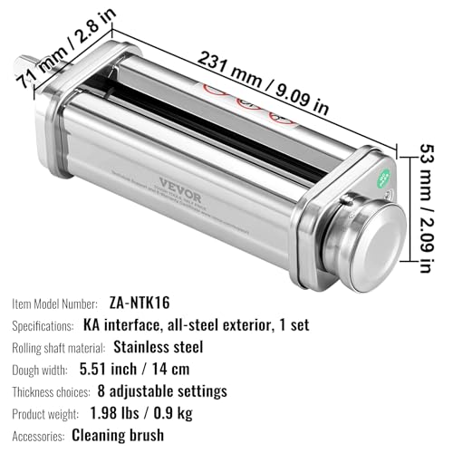 Patsa Roller Attchemnt for KitchenAid Stand Mixer (1 SET)