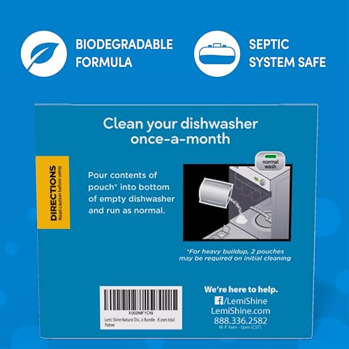Natural Dishwasher Cleaner and Deodorizer (14.08 Ounce (Pack of 1))