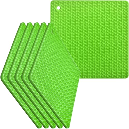 Silicone Square Trivets Mat (Green)