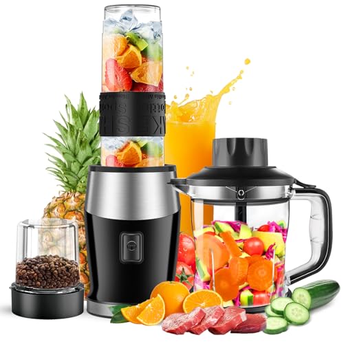 Blender and Food Processor Combo (Black-02)