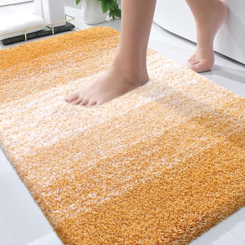 Bathroom Rugs Mat 30x20 (30" X 20" / Golden Yellow)