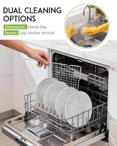 304 Stainless Steel Cooling Rack with Handles (2 Packs / Silver)