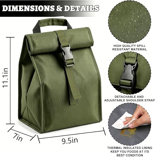 Insulated Foldable Lunch Bag