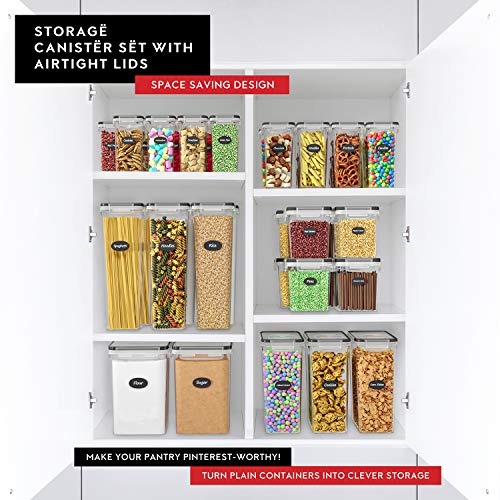 Airtight Food Storage Container Set (8 Count)