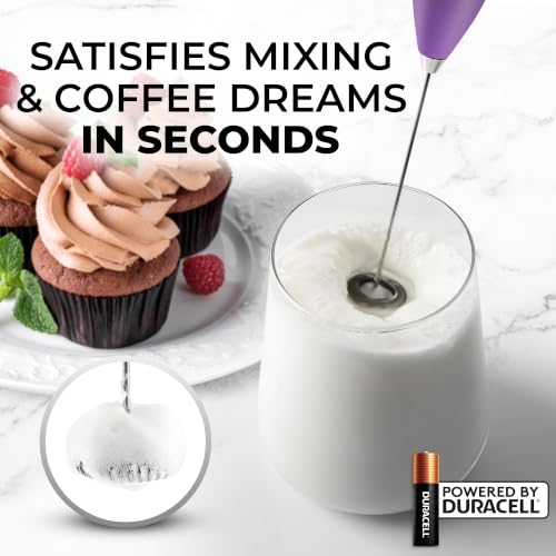 Zulay Powerful Milk Frother for Coffee with Upgraded Titanium Motor (Mystic Galaxy / OG Frother)