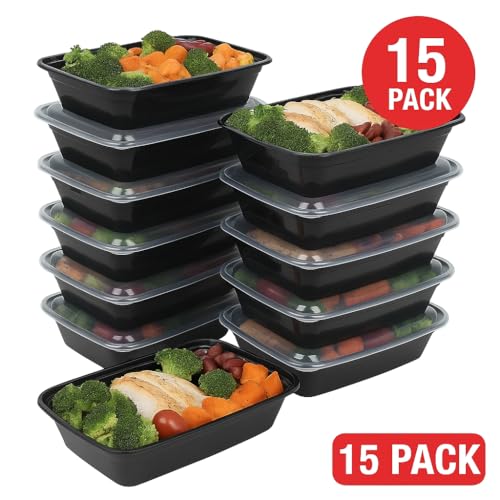 Meal Prep Containers W (15 Pack / 12 oz)