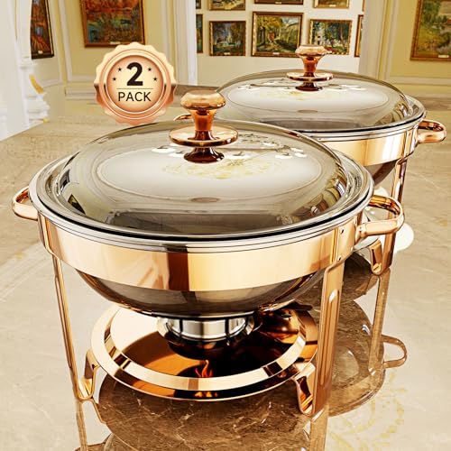 Chafing Dishes for Buffet (Rose Gold 2)