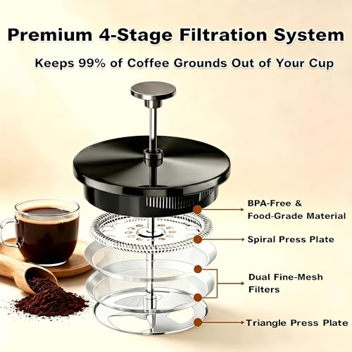 French Press 51oz (Dark Pewter / 51oz)