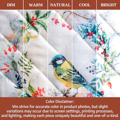 Pot Holders 100% Cotton Potholders (110 - Morzine / 8" x 8" (Pot Holder Pack of 2))