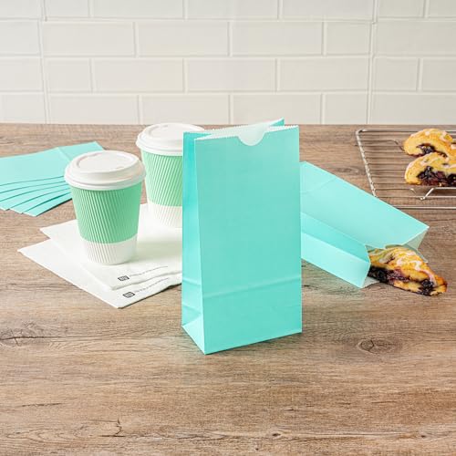 Turquoise Paper Bag (2 lb / Turquoise)